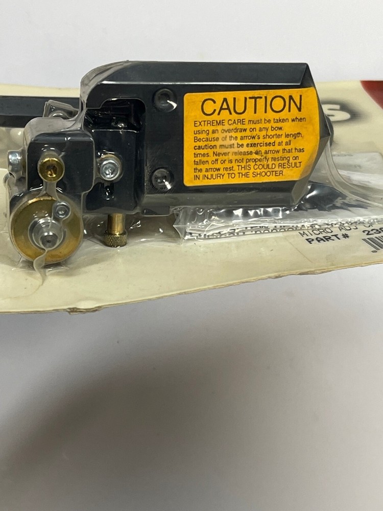 PSE Micro Adjust Arrow Rest - RH Black - Overdraw style