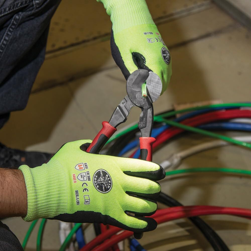 Klein Tools Journeyman High Leverage Cable Cutter for Aluminum Copper Cable