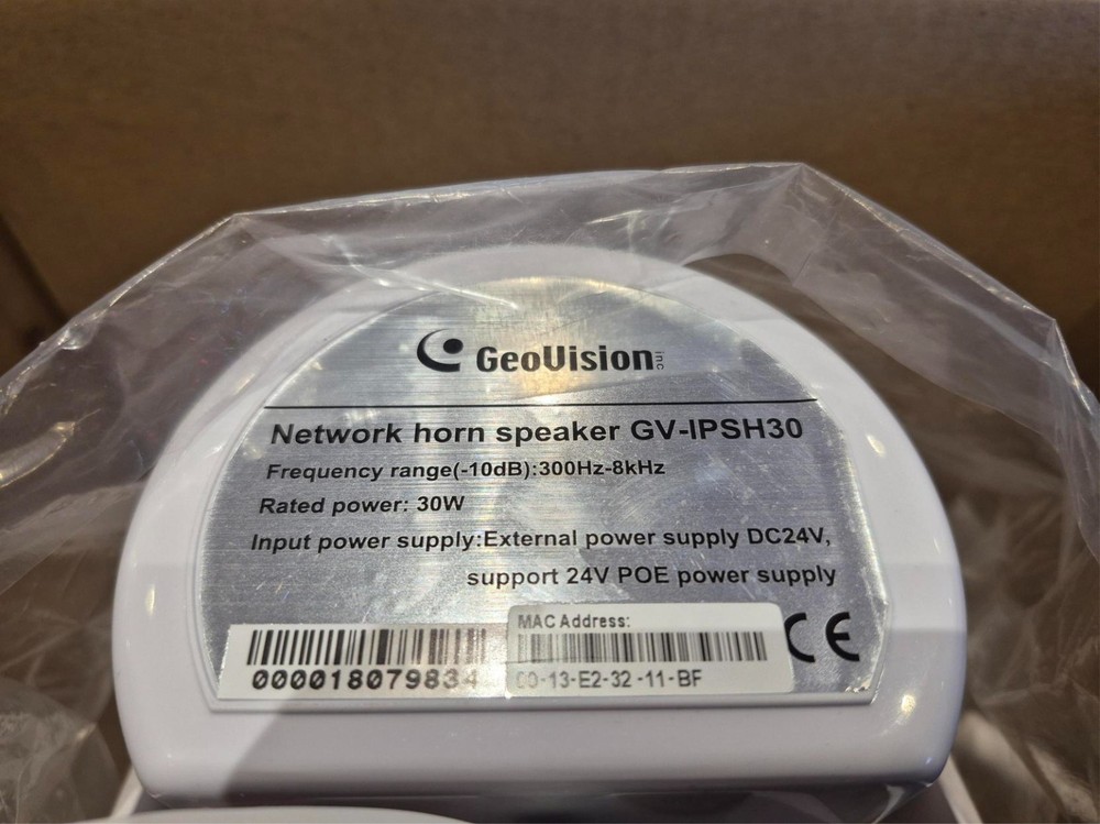 Geo Vision GV-IPSH30 IP Speaker