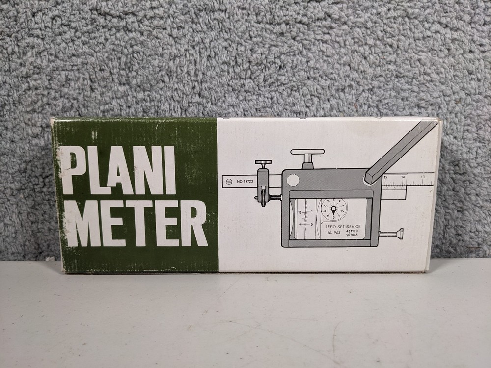 THS Planimeter Boxed Set 55-8427 Drafting Measuring Tool w/Case
