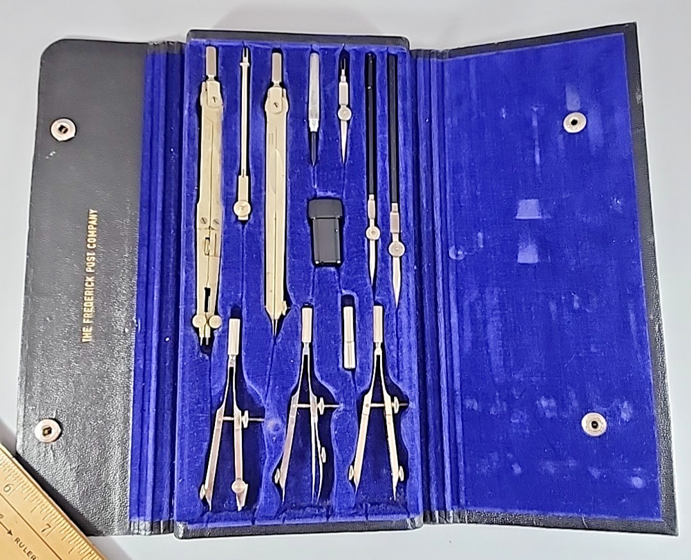 Frederick Post Skillmaster 1110 Vintage Drafting Tools Kit