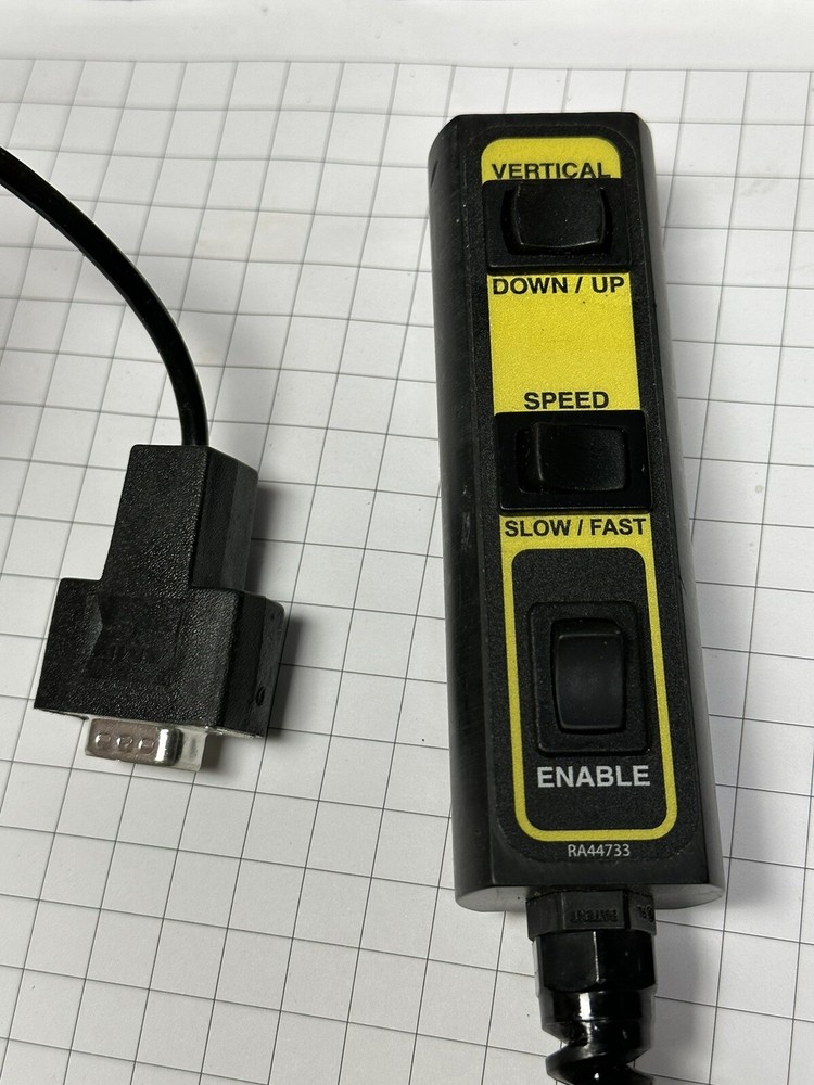 RA44733 remote pendant enable speed vertical 3 button coiled cord AMP serial