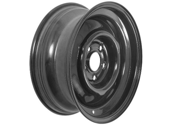 Dexstar Black Steel trailer Wheel 15" x 6" Rim - 5 on 4-1/2 - Black Made In USA