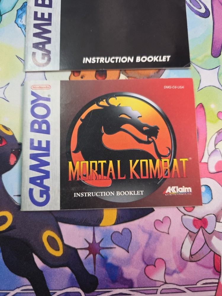 2 Nintendo Gameboy Manuals