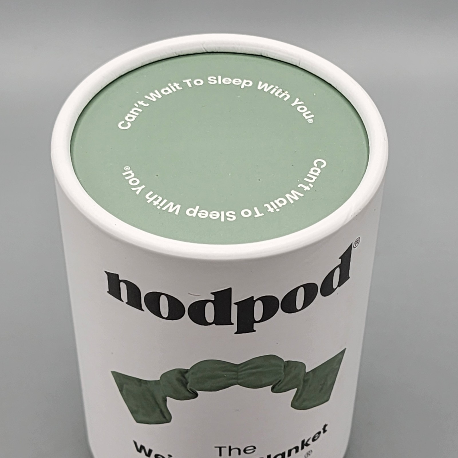 NODPOD - Weighted Blanket For Your Eyes Sleep Mask Sage Green - NEW