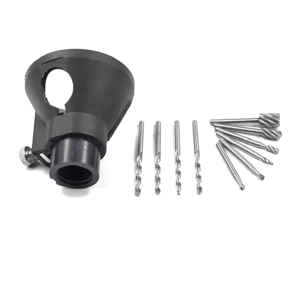 Large Window Wood Guide HSS Router With Drill Bits Set For Dremel E