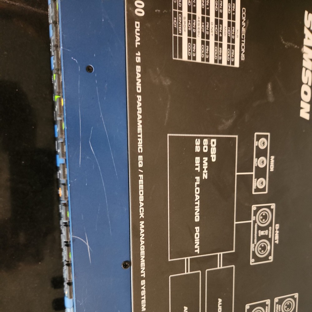 SAMSON D-3500 🌈RaRe🌈 Parametric Equalizer/feedback management system