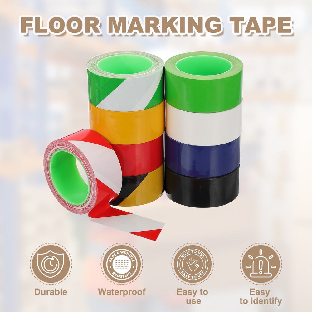 Signage tape 2"x110', 4pcs, red