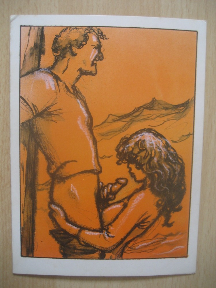 6 Antique Erotic Cards