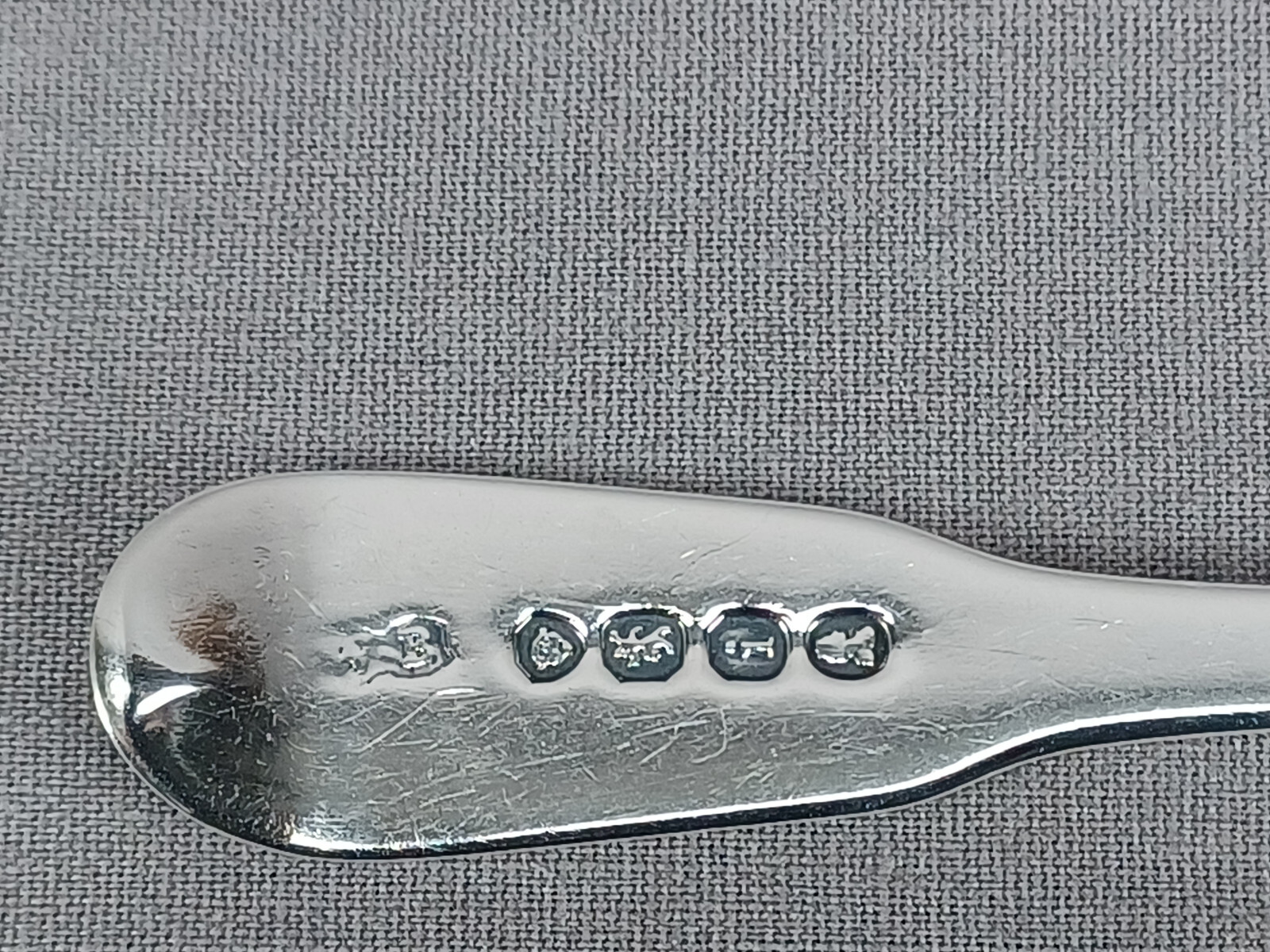 William Bateman I London Armorial Crest Sterling Silver Spoon C. 1824