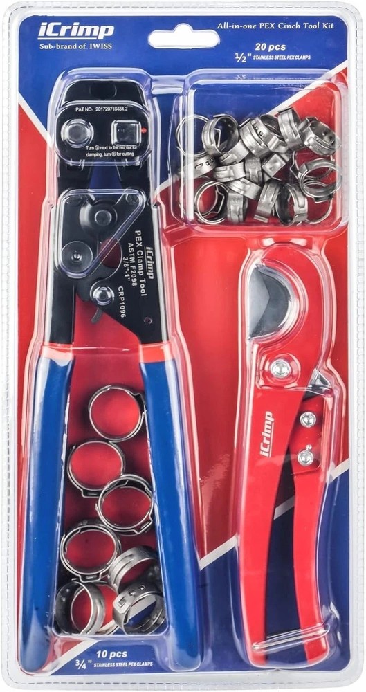 Universal PEX Cinch Tool with Removing Function