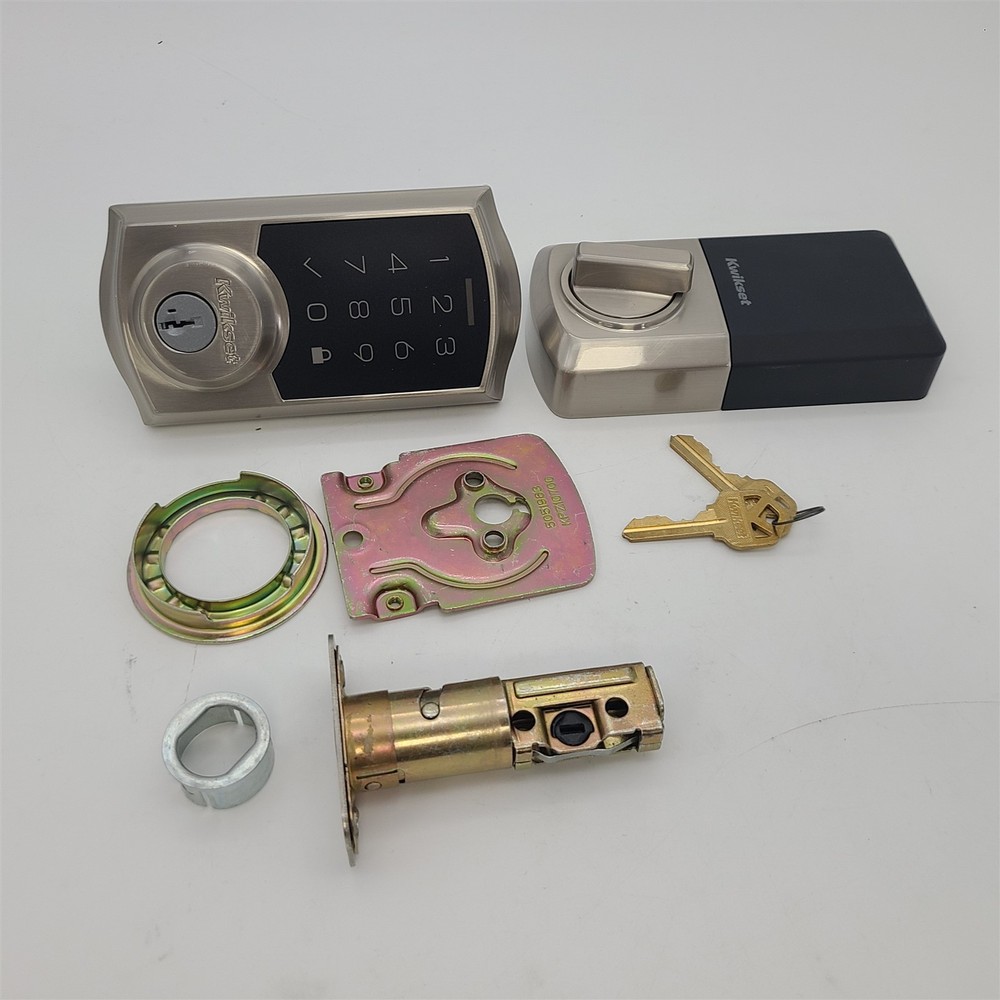 Kwikset SmartCode 270 Keyless Electronic Touchpad Deadbolt, Auto Door Lock