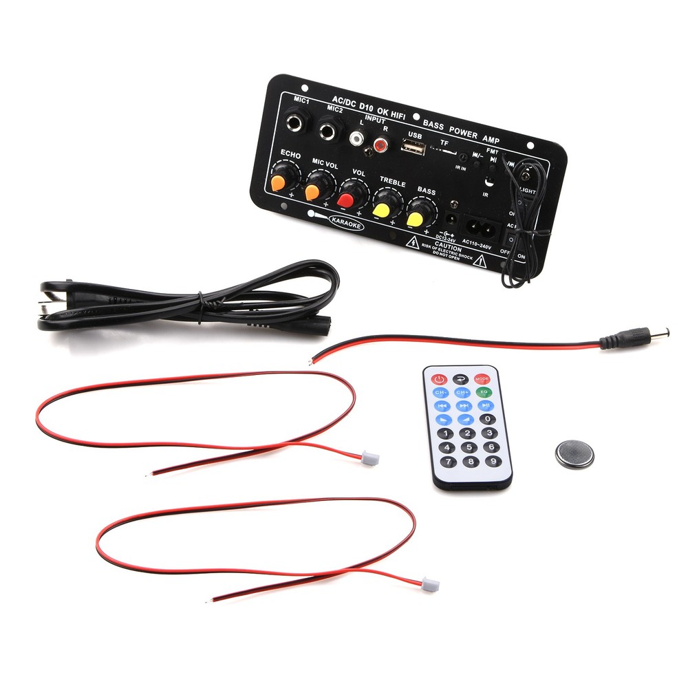 Bluetooth 5.0 Audio Amplifier Board With AUX Input Port Flexible Connectivity