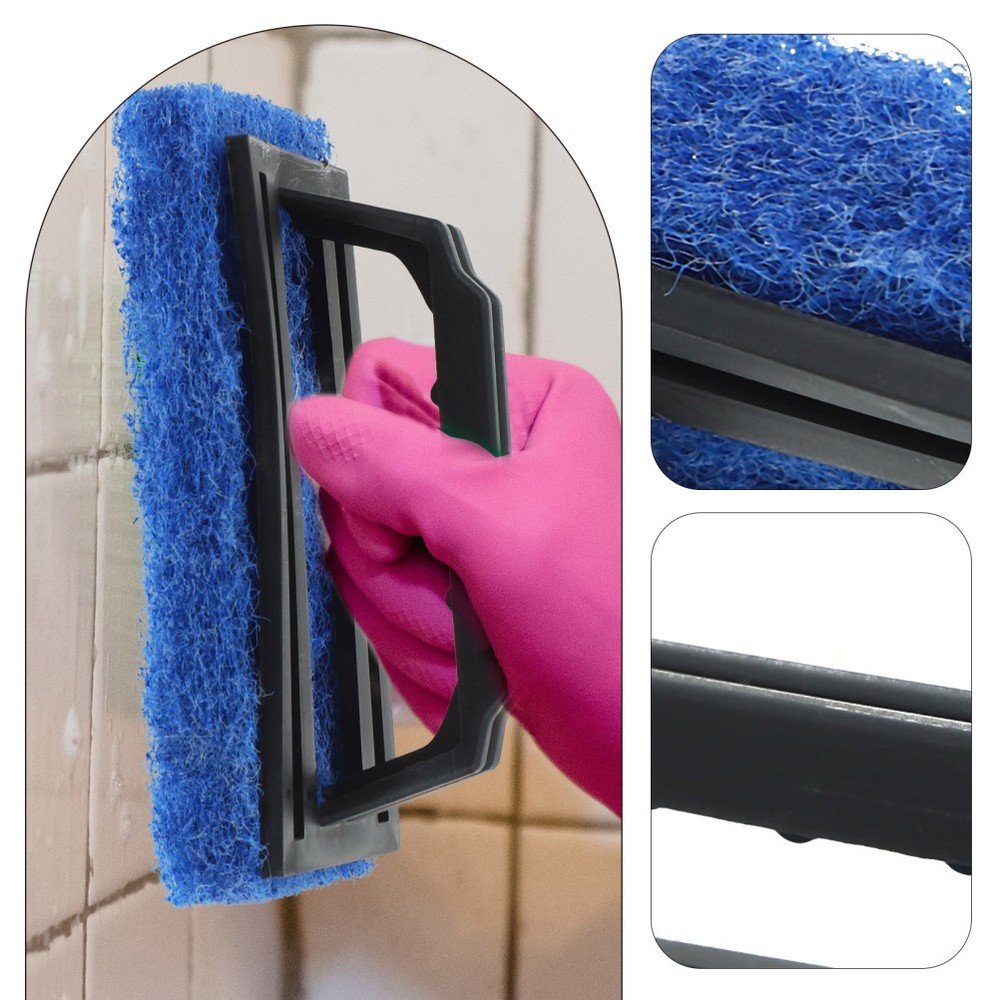 3 Pcs Cleaning Brush Ink Pad Triangular Screen Window Cleaner Remover