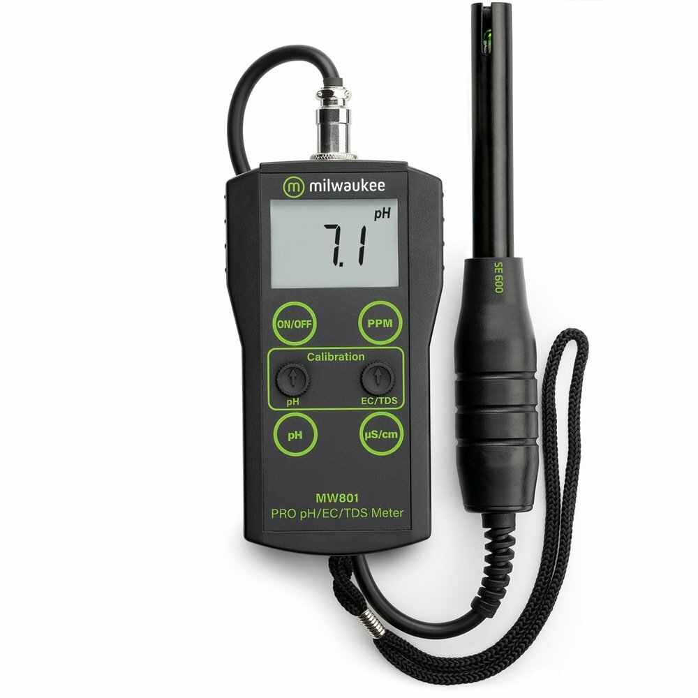 Milwaukee Instruments MW801 Digital pH EC TDS COMBO Meter Tester
