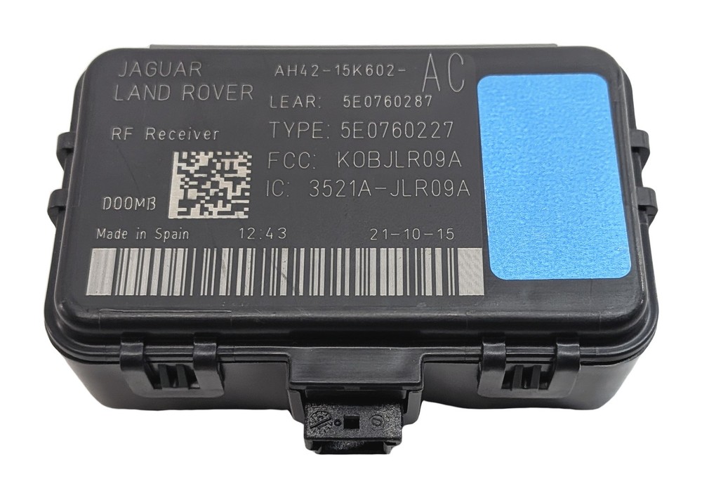 2016 RANGE ROVER (L405) KEYLESS ENTRY SIGNAL RECEIVER CONTROL MODULE