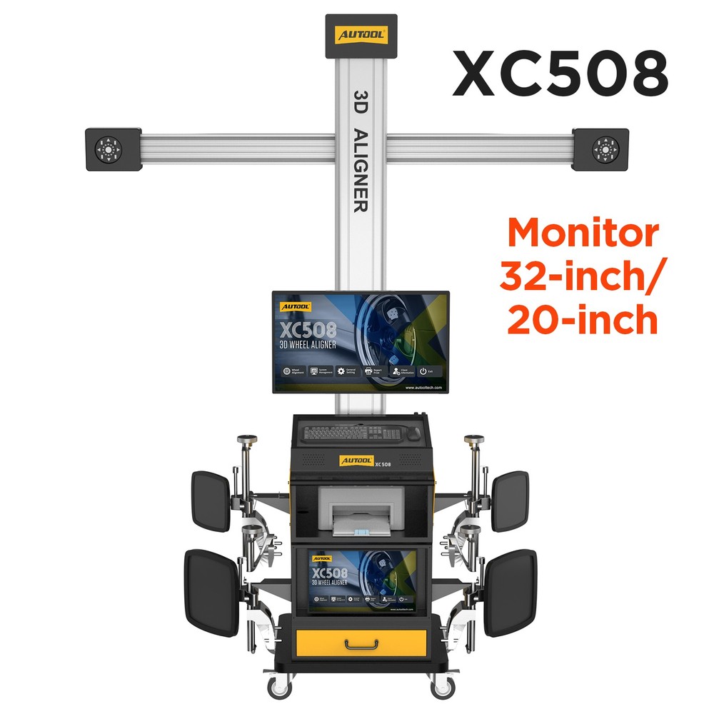 AUTOOL XC508 3D Wheel Alignment Machine Fully Automatic Tire Aligner System 110V