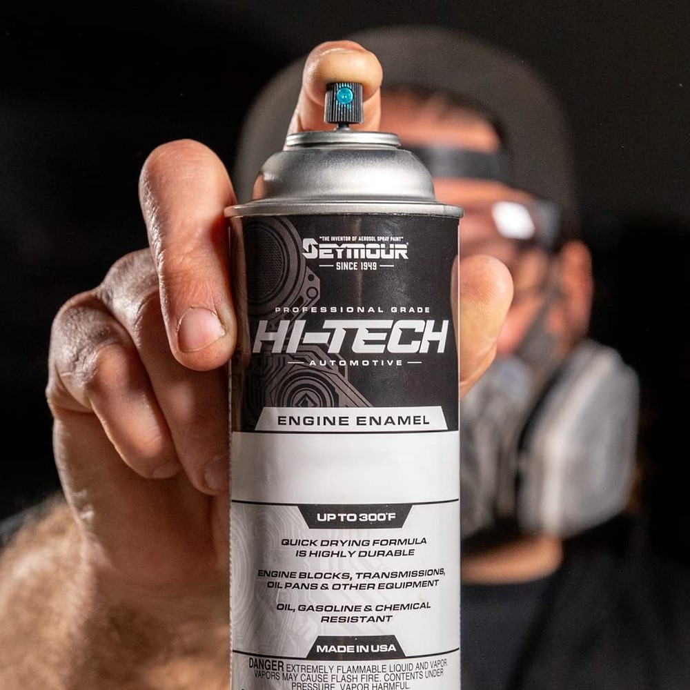 High-Performance Engine Spray Paint, Chevy Orange, 12 oz - Single Can