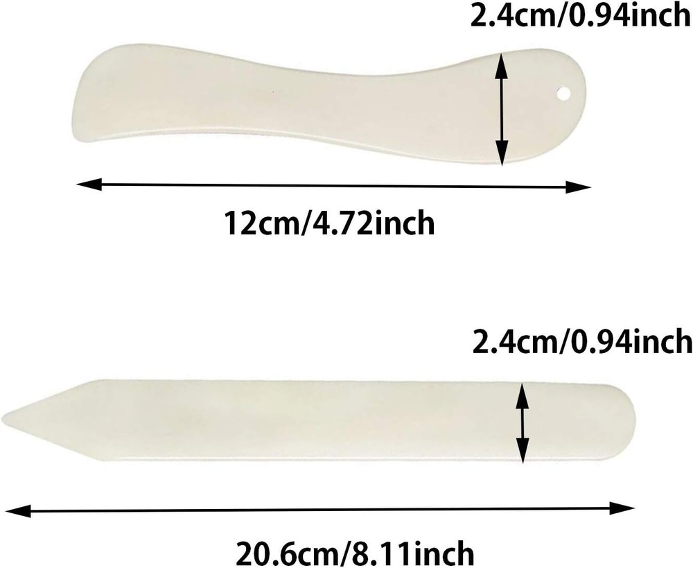 19 Pieces Bookbinding Kit Starter Tools Set Bone Folder Paper Creaser, Waxed