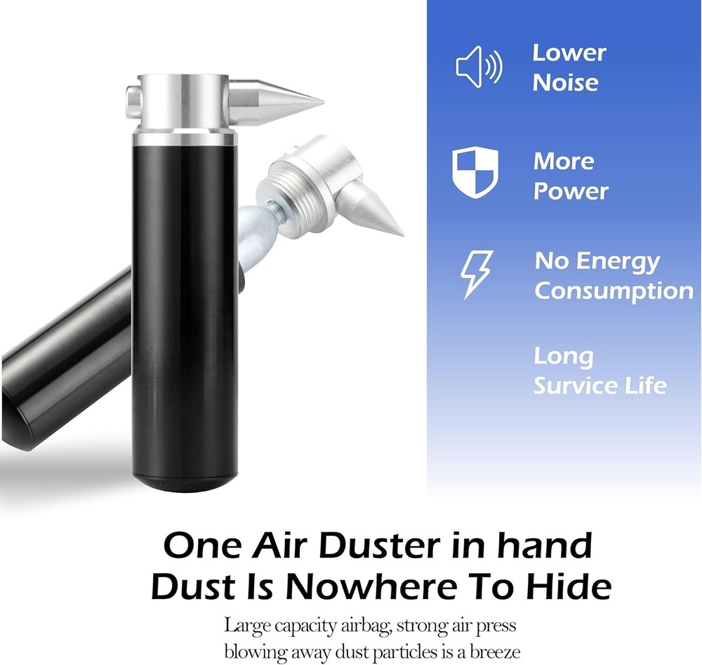 Portable CO2 Air Duster with Precision Control - Ideal for Cameras & Computers