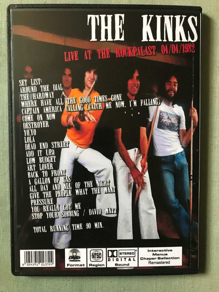 The Kinks - Live at the Rockpalast 1982 DVD
