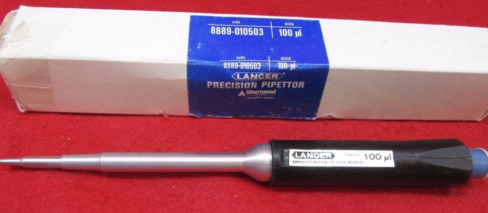 4 - NEW LANCER Precision Pipettor 100 UL Automatic Pipette