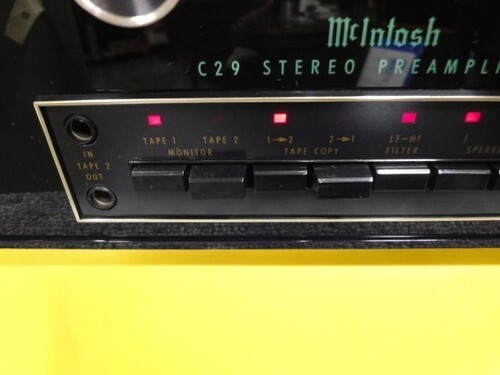 McIntosh C29 Solid State Stereo Preamplifier Beauty Working　w/wood case