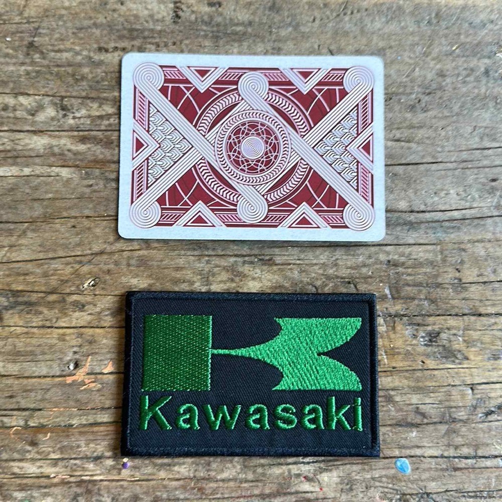 Kawasaki Moto Sew On Patch