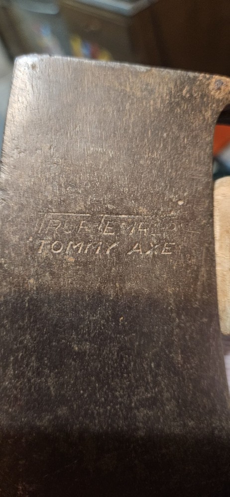 Vintage TRUE TEMPER Single Bit TOMMY AXE Hatchet -READ DESC-