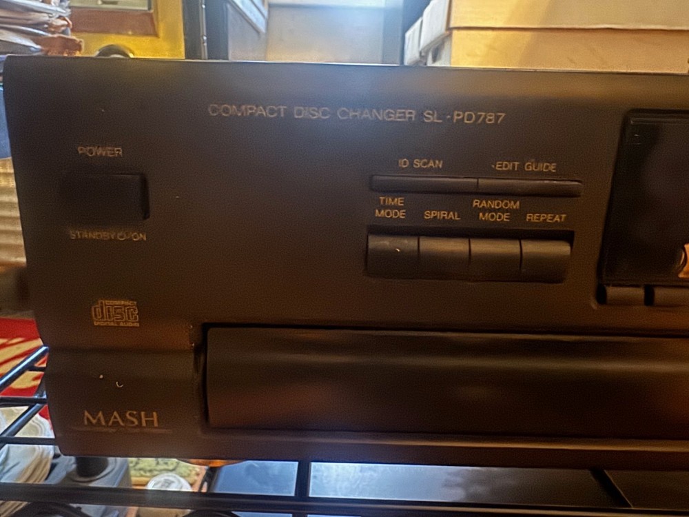 TECHNICS 5-DISC COMPACT DISC CHANGER PLAYER MODEL SL-PD787 MASH WORKS