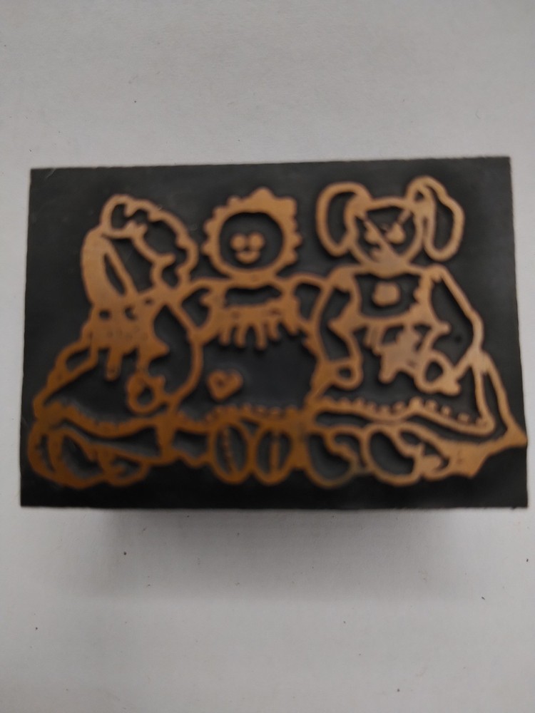 Printing Letterpress Printers Block 3 Dolls