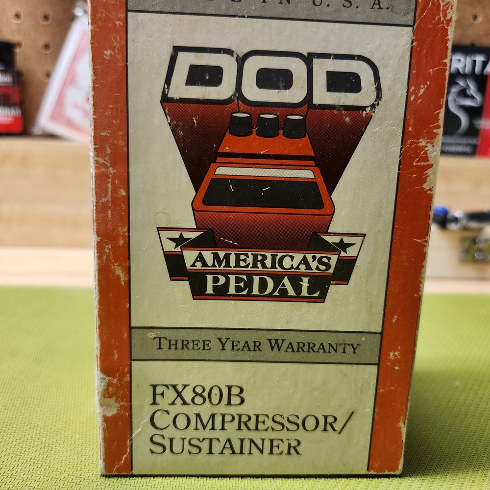 DOD Digitech FX80B Compressor Sustainer Rare Vintage Guitar Effect Pedal