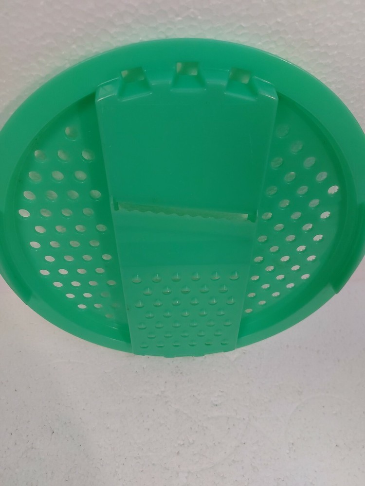 Tupperware 787-3 Jadeite Replacement Grater Shredder Slicer green