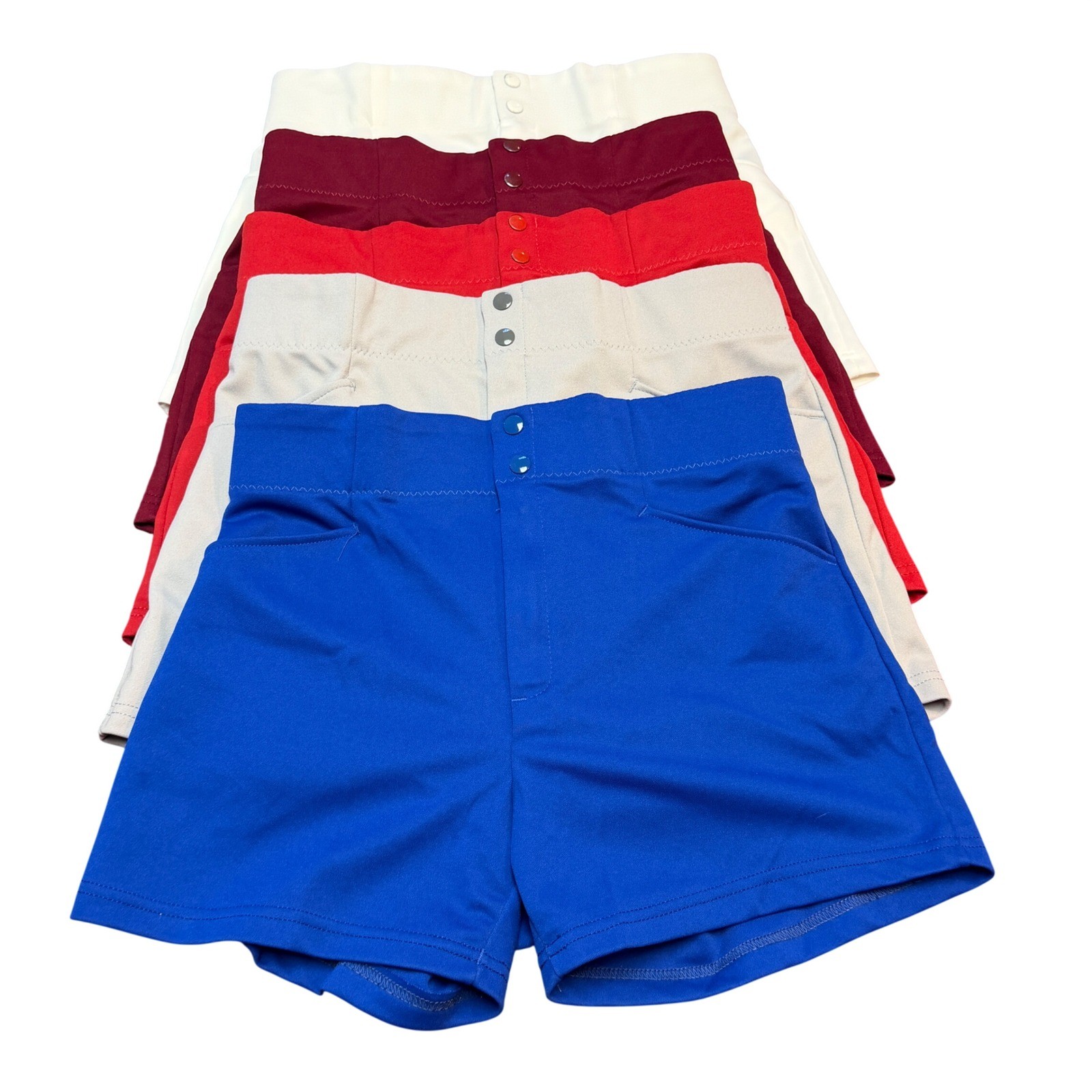 Vintage BIKE Coach Shorts Lot Retro Gym Track Wrestling Training Colors Waist 34