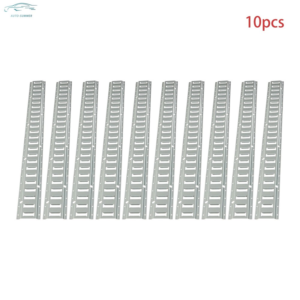 For ATV Truck Flexible Durable 4' E Track Tie Down Rail System 10 Pcs Galvanized