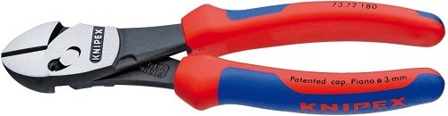 KNIPEX Tools - TwinForce Diagonal Super Cutter, Multi-Component (7372180BK)