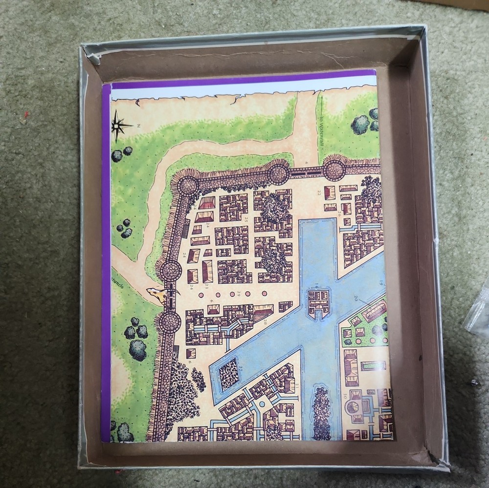 AD&D Forgotten Realms Spellbound Box Set Incomplete