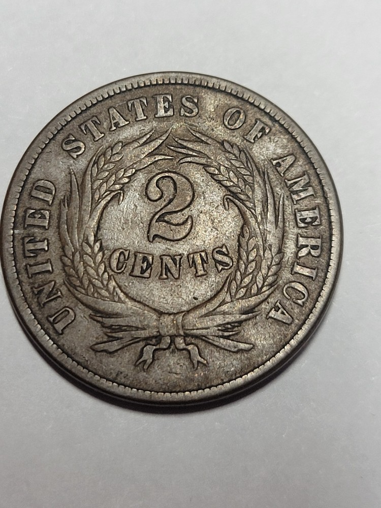 1869 2 cent piece Vf