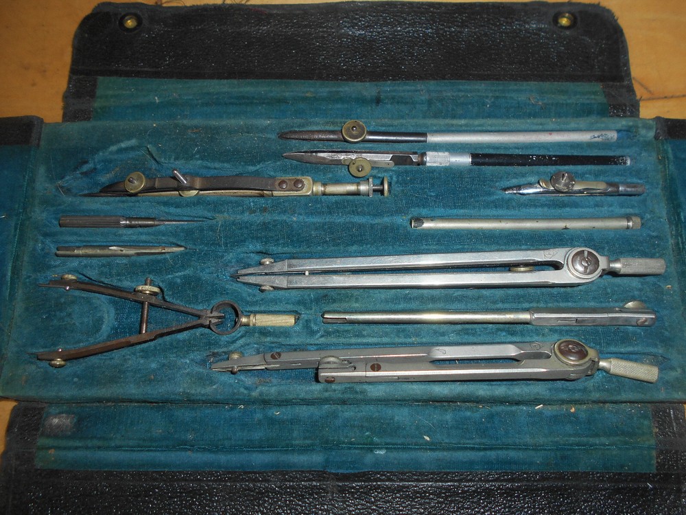 VINTAGE HALDEN ENGINEERING TECHINCAL DRAWING DRAUGHTSMAN SET
