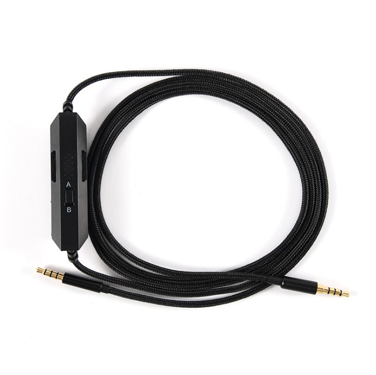 For Logitech G633G933 volume adjusting earphone cable CloudMIX Alpha audio cable