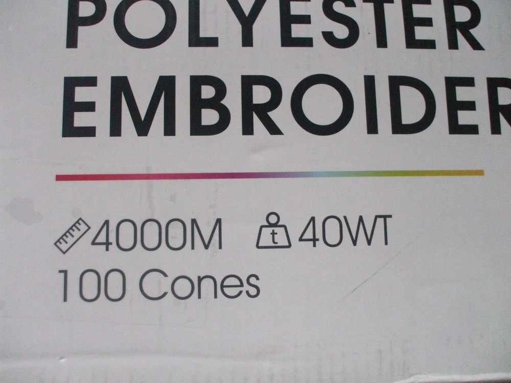 98 SPOOLS OF POLYESTER EMBROIDERY THREAD 40 WT