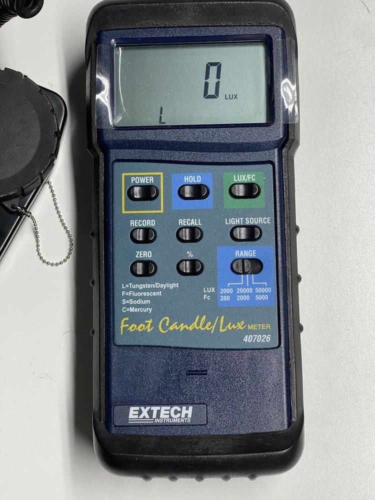 Extech Instruments 407026 Heavy Duty Light Meter