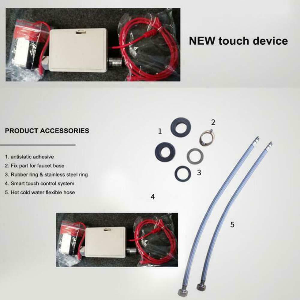 Automatic Sensor Touch Kitchen Sink Faucet Brushed Nickel with Pull Down Sprayer