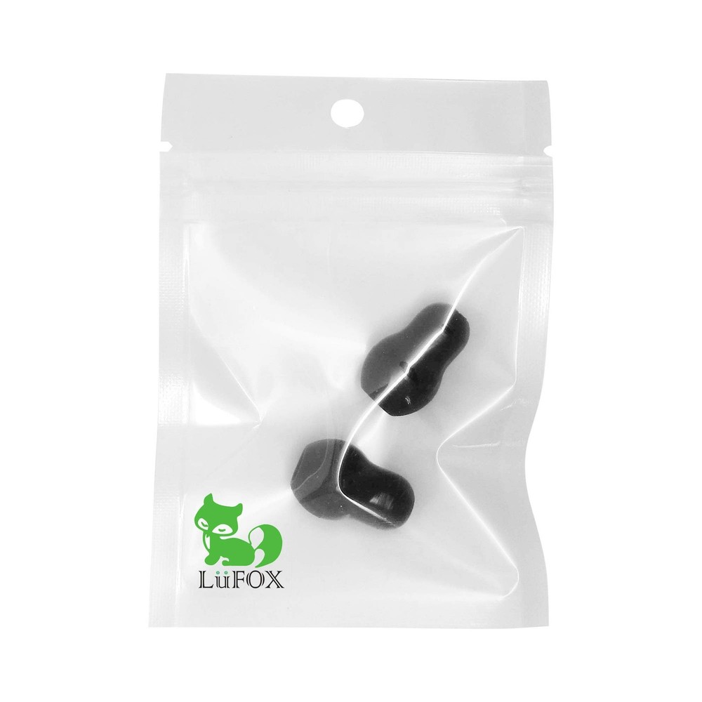 LUFOX Black Color Silicone Ear Tips Earbud Replacement for Littmann Stethosco...