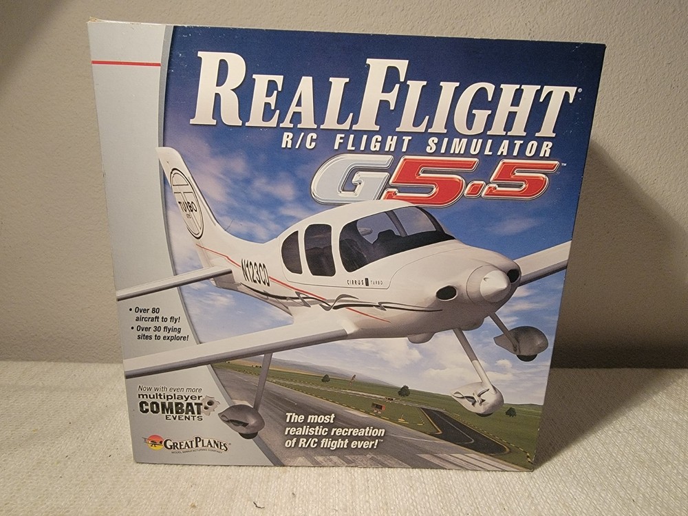 Real Flight Remote RC Flight Simulator G5.5 w InterLink Elite Controller