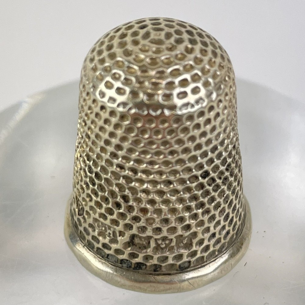 Antique Solid Silver Thimble Size 7 Charles Horner 2.2cm 5.7g