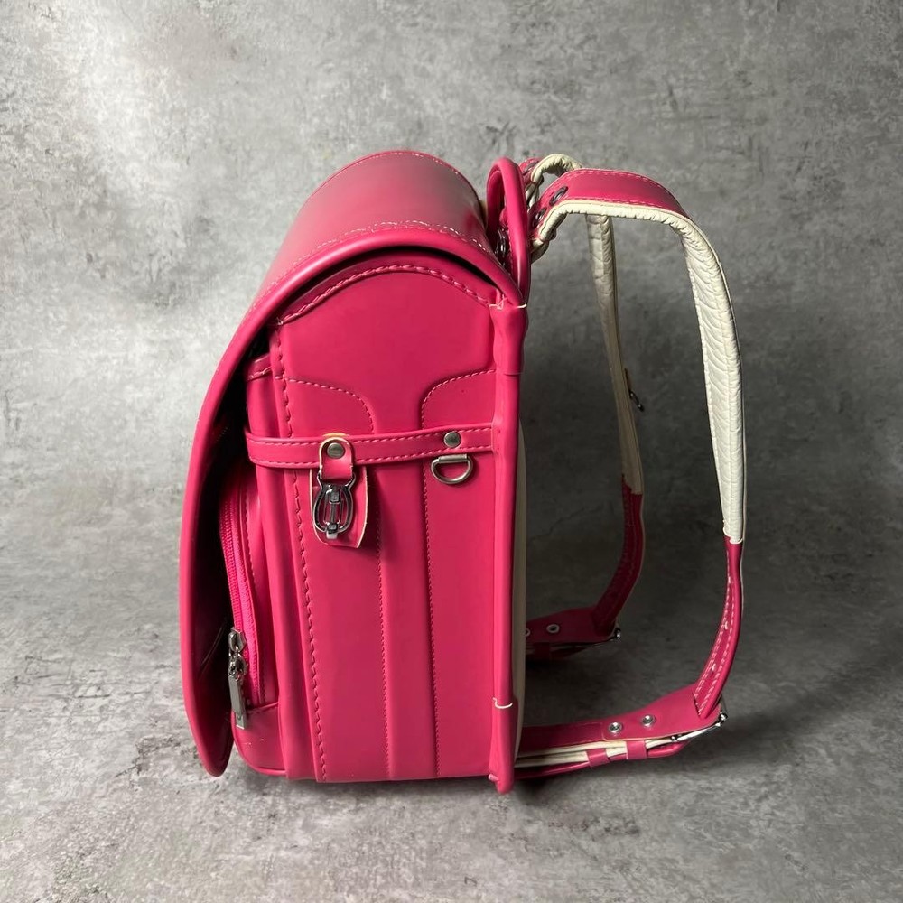 BeBe Randoseru Pink Ribbon School Backpack Fine Condition Junior Backpack