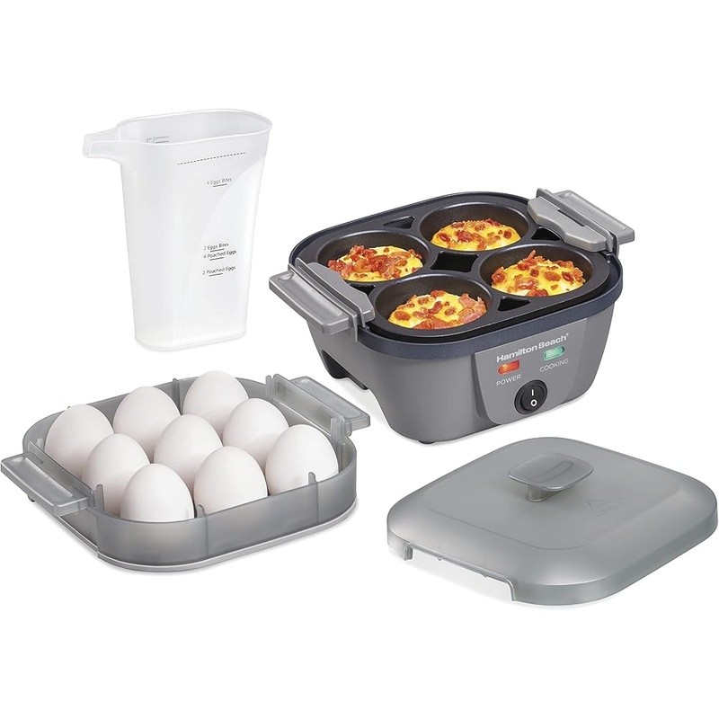 Versatile Egg Cooker 6 Ways Poached Hard Boiled Omelets Scrambled Eggs Nonstick