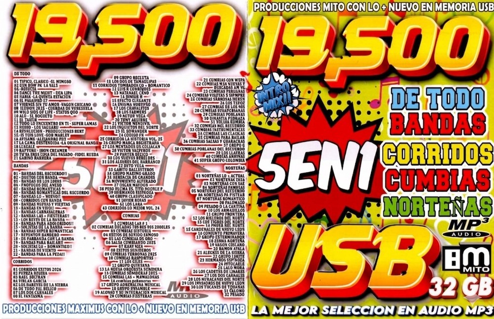 19500 CANCIONES DE TODO UN POCO