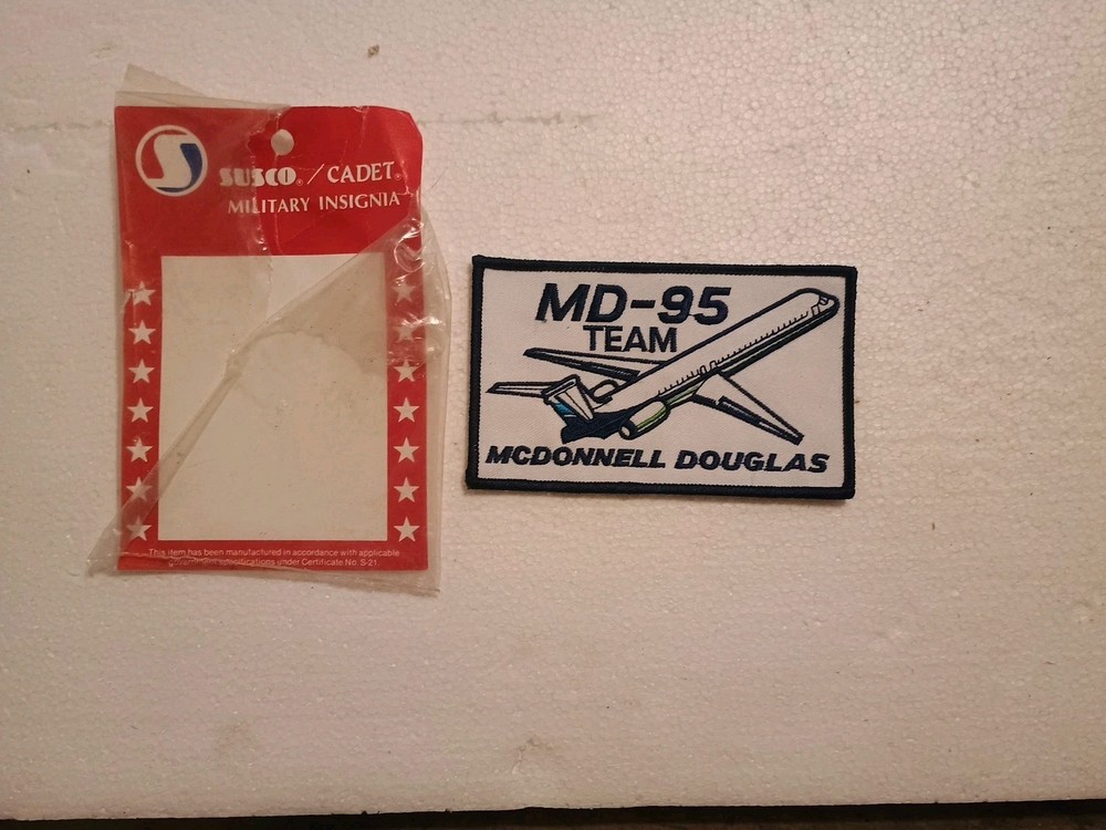 MD-95 Team Mcdonnell Douglas-Air Force Patch